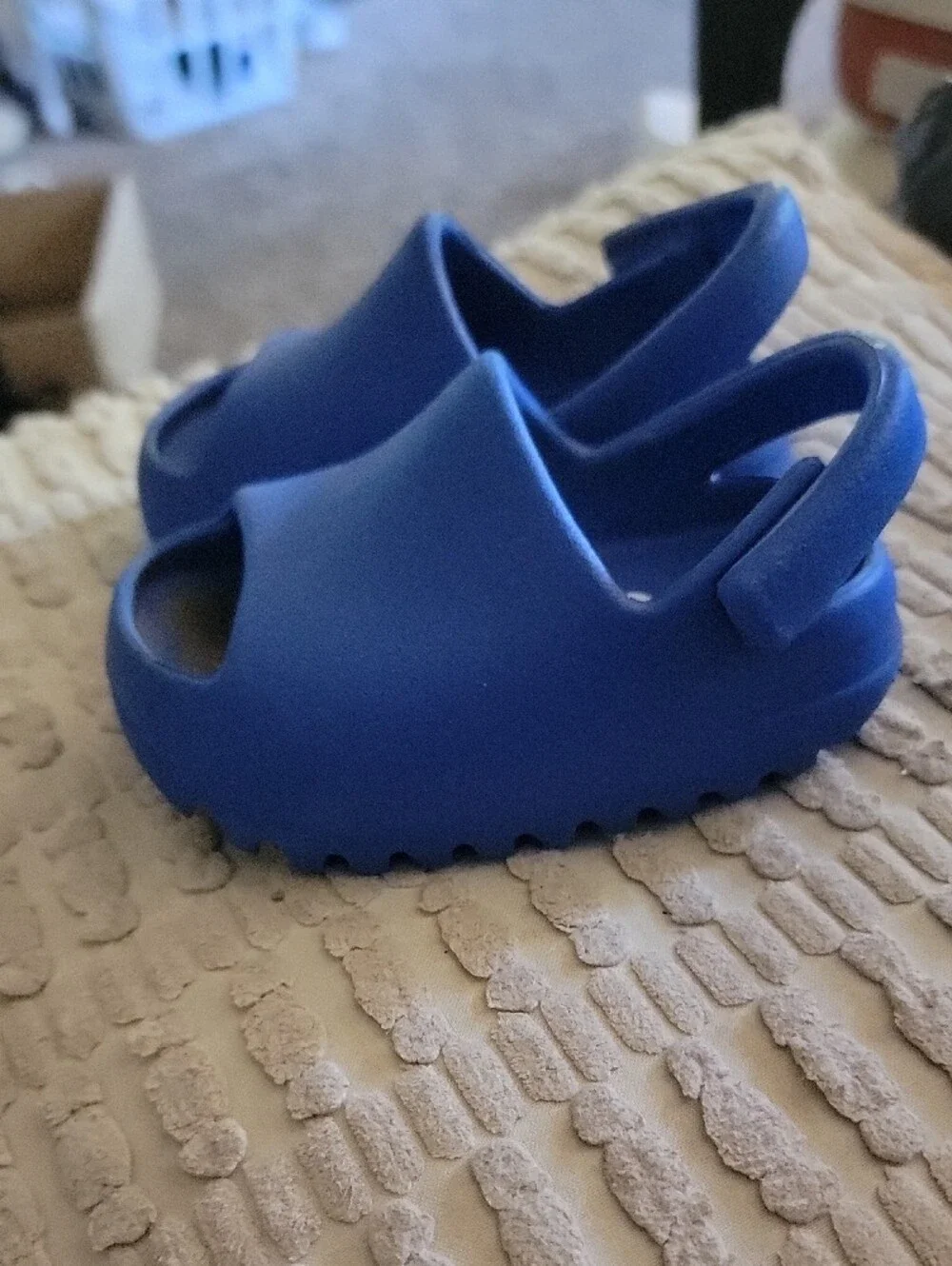adidas Yeezy Slides Infants 'Azure'